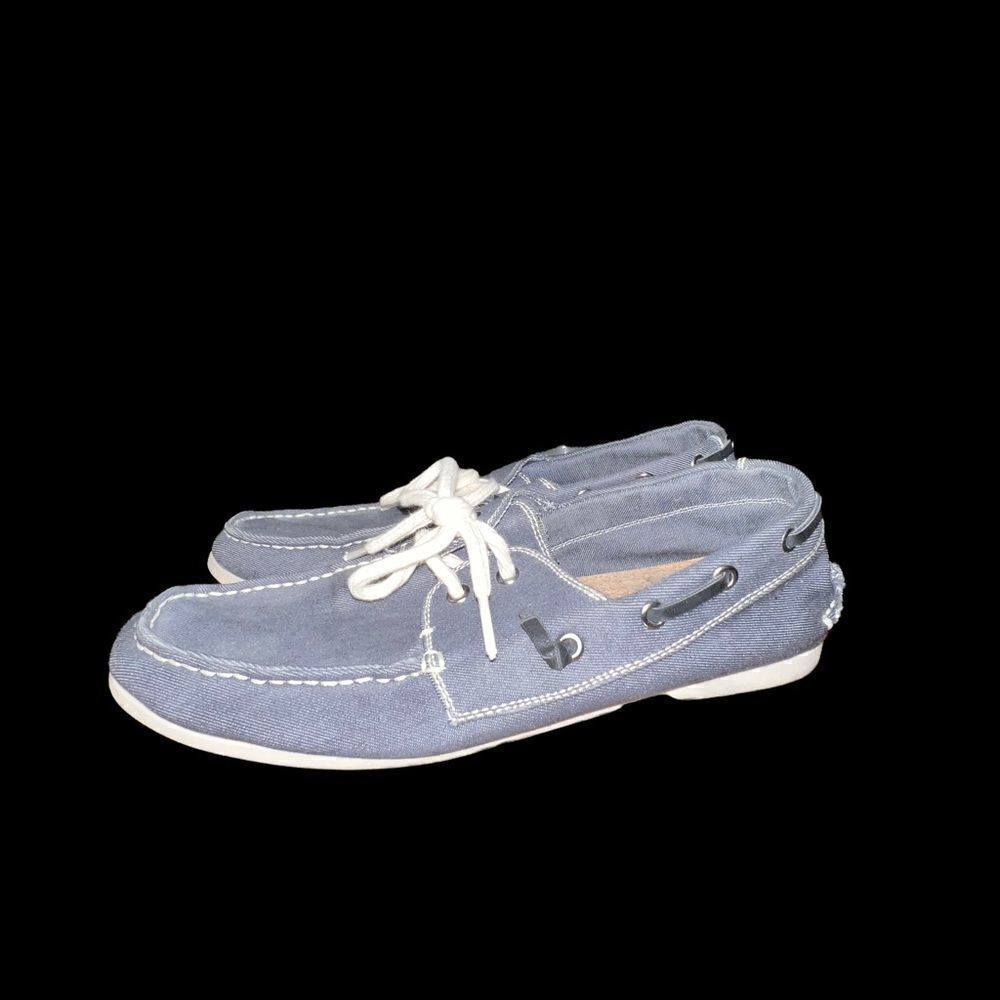 Madden by Steve Madden M-Glide Boat Shoes Men's 8.5 Blue Canvas